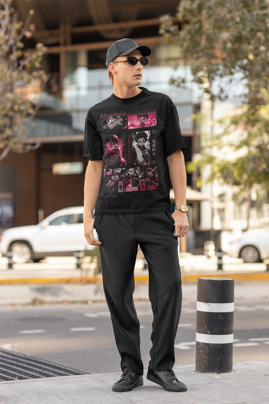 Streetwear Fusion: Anime Graphic Oversized Aesthetic T-Shirt