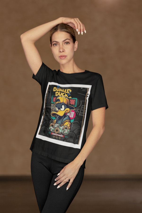 Classic Charm: Donald Duck Graphic T - Shirt - Image 2