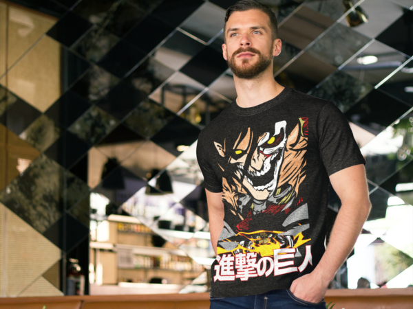 Fierce Anime Warrior T-Shirt - Image 2