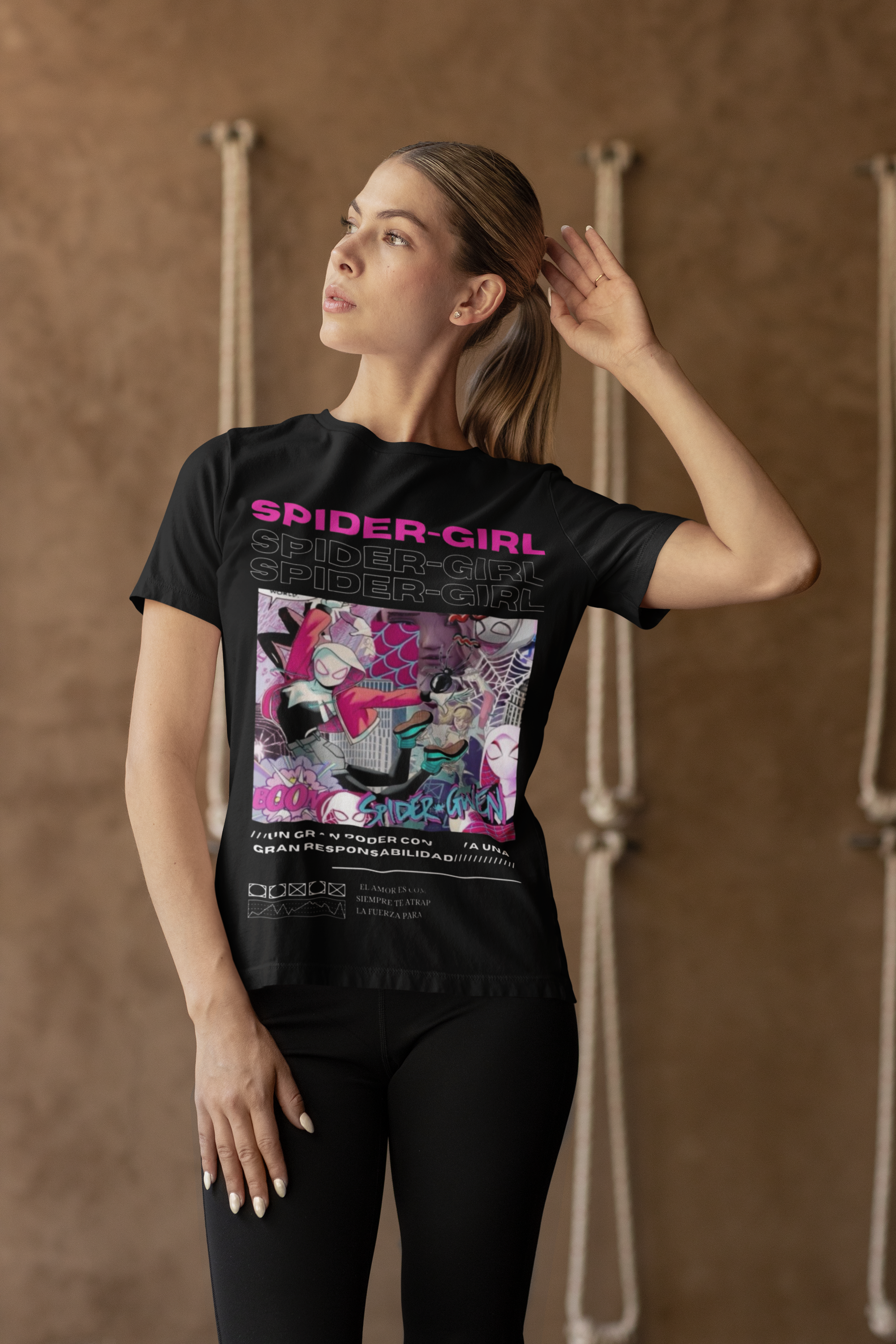 Spider-Girl in Action – A Must-Have T- Shirt for Fans