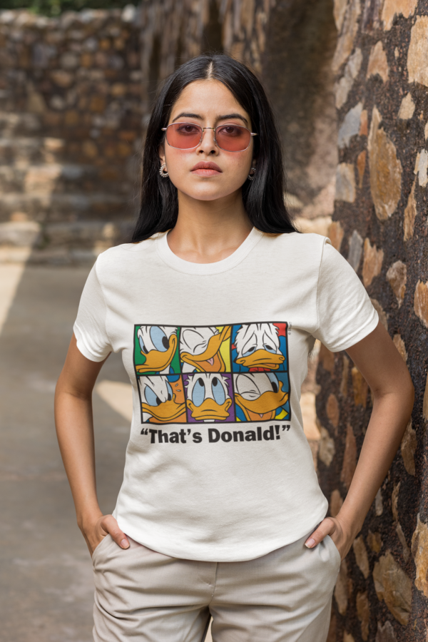 Expressive Donald Duck Graphic T Shirt – Fun & Quirky Style