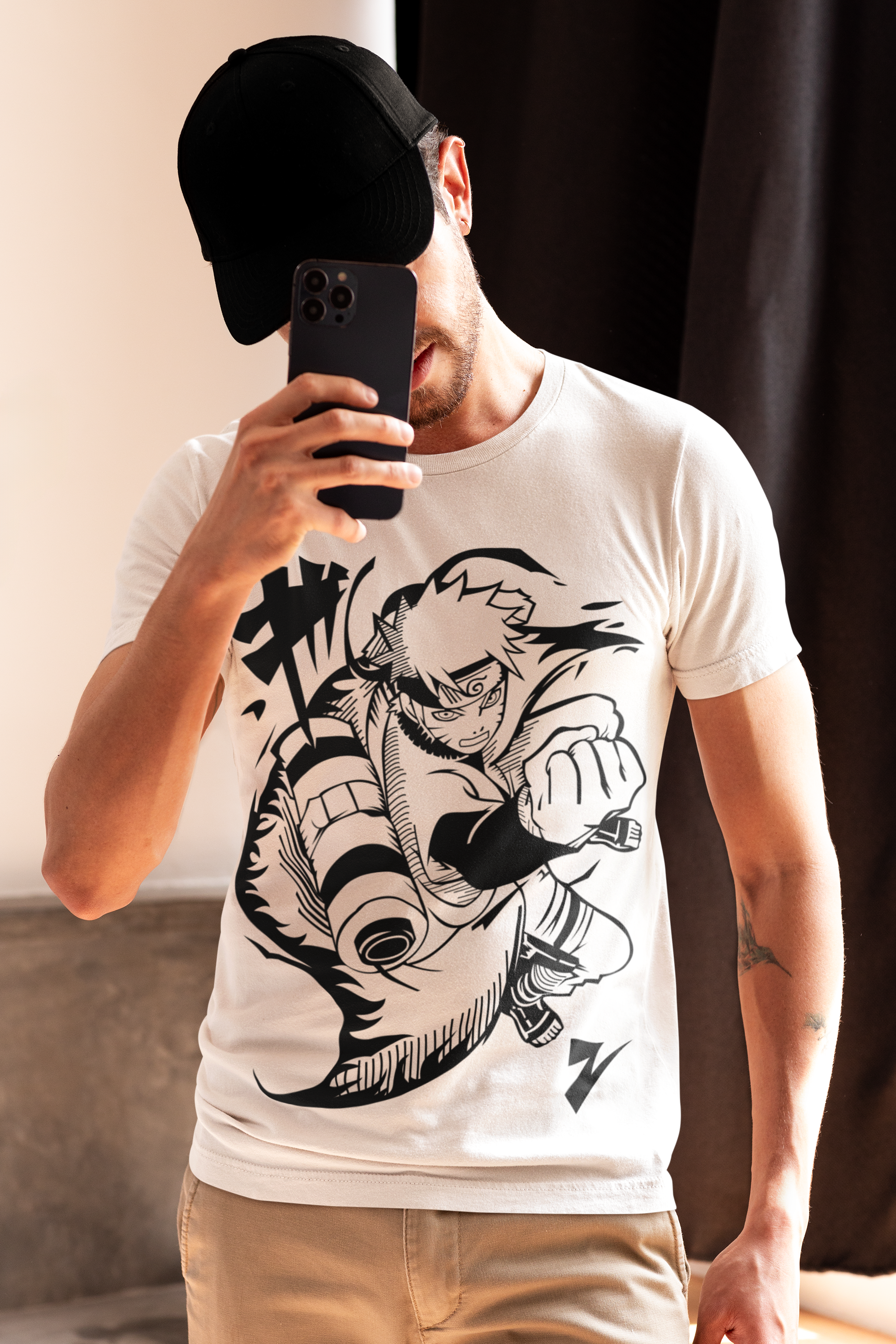 Shadow Style: Premium Naruto-Inspired T- Shirt