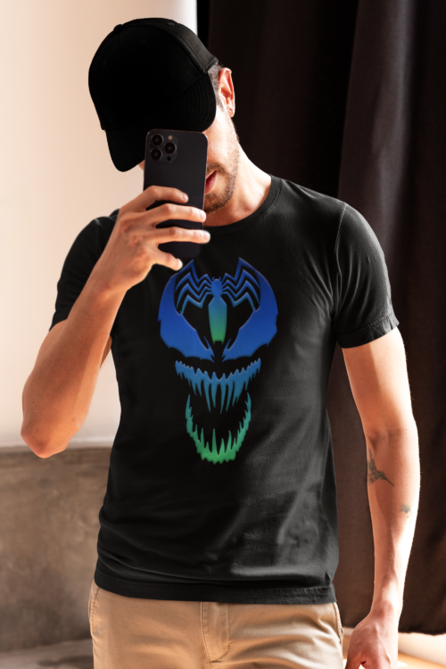 Venom Bold Design T-Shirt: Dark, Deadly, and Distinct