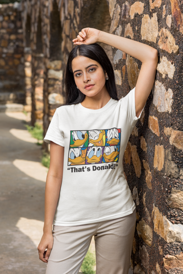 Expressive Donald Duck Graphic T Shirt – Fun & Quirky Style - Image 2